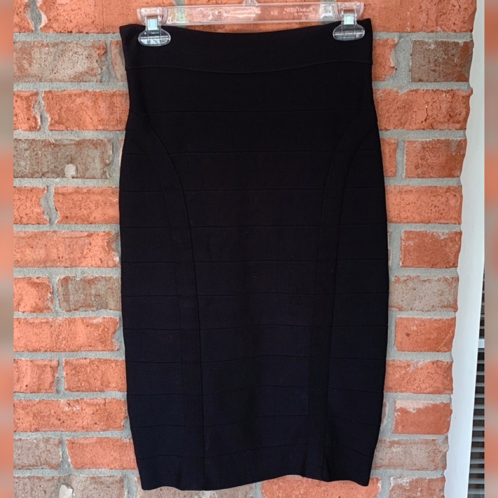 Bebe midi bandage pencil skirt